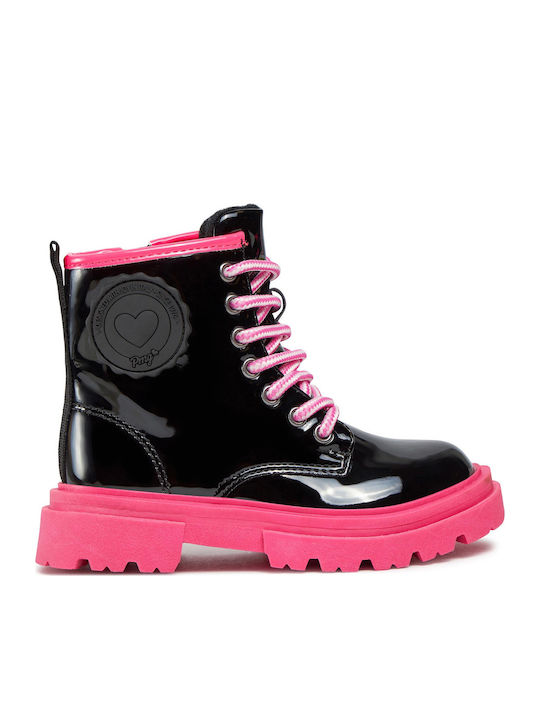 Kinderstiefel mit Reißverschluss Schwarz