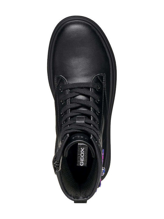 Phaolae Kids Boots with Zipper Black