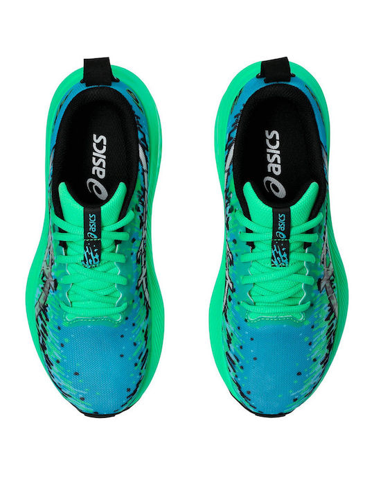 Gs Gel Noosa Tri 16 Kids Sports Shoes Running with Laces Green