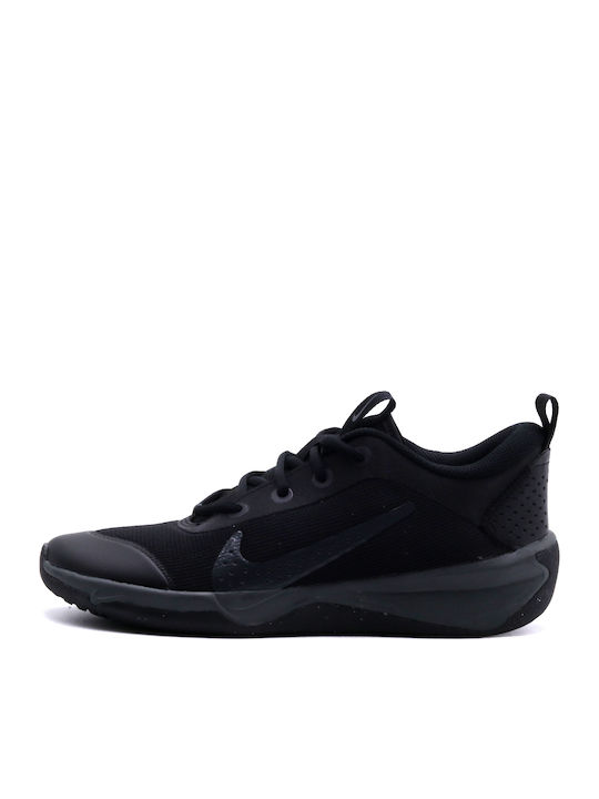 Omni Multi-Court Kids Sports Shoes Running with Laces Black