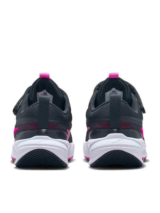 Star Runner Star Runner Kids Sports Shoes Running with Hoop & Loop Closure Black