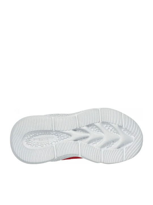 Meteor Kinder Sneakers mit Klettverschluss & Lichtern Rot