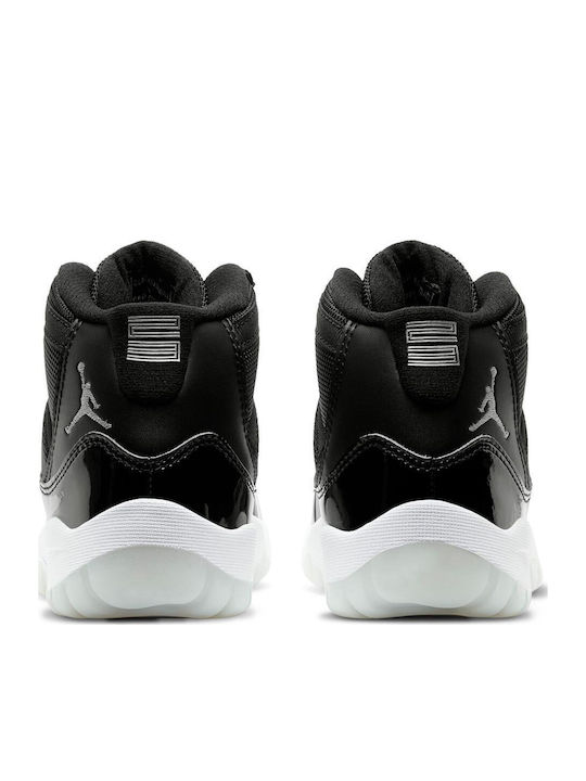 11 Retro PS Kids Sports Shoes Basketball with Laces Black