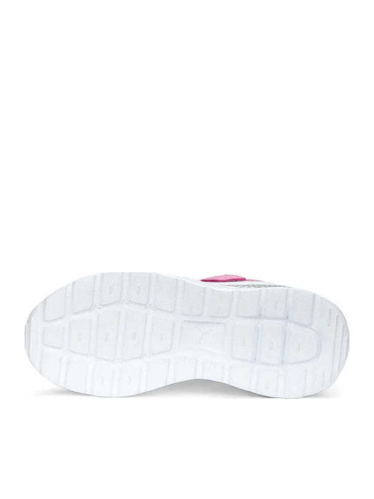 Anzarun Lite Kids Sports Shoes Running with Hoop & Loop Closure Lilac Chiffon / Puma White