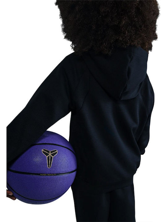 Kids Sweatshirt with Hood and Pockets Black