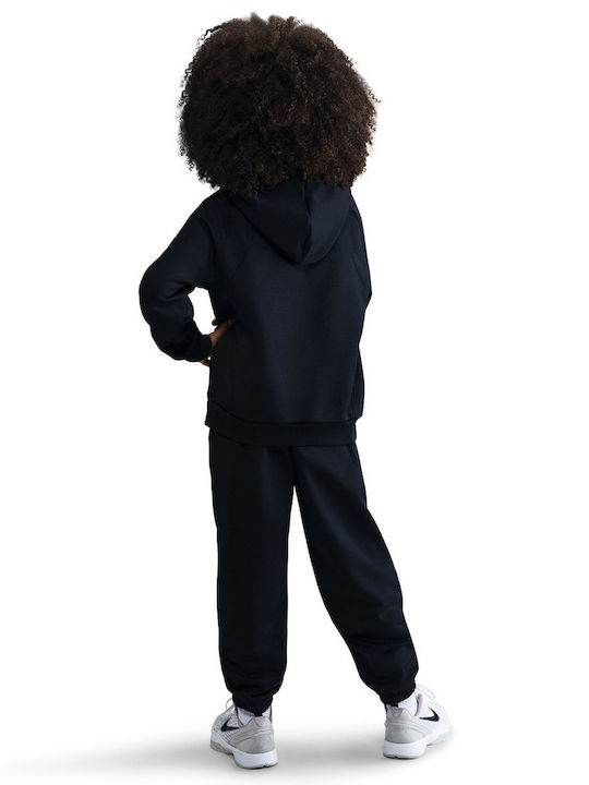 Kids Sweatshirt with Hood and Pockets Black