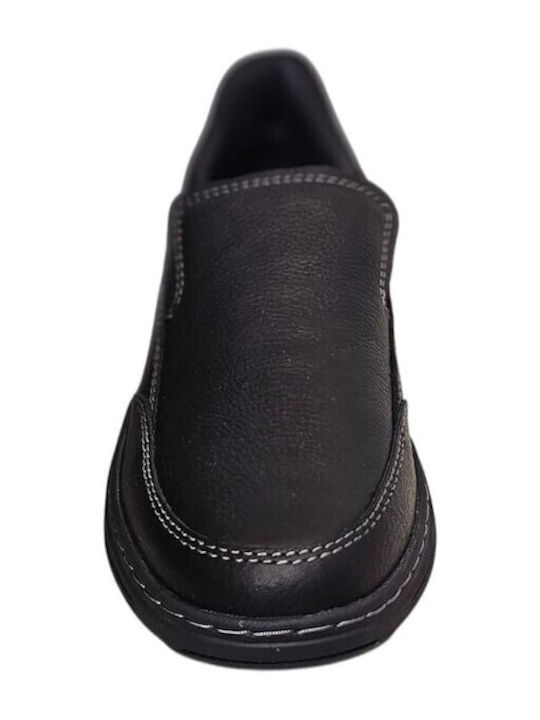 Step Men's Leather Casual Shoes Black