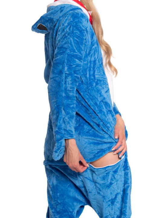 Winter Women's Blue Onesie Pajama