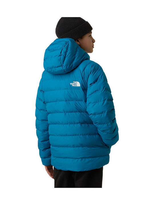 Reversible Perrito Kinderjacken & Winterjacken Doppelseitig mit Kapuzen-Blau