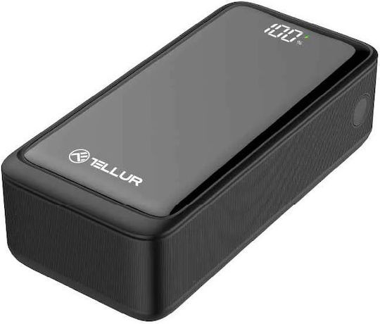 Tellur PD303 Външна Батерия 30000mAh 22.5W Power Delivery Бързо Зареждане Черна