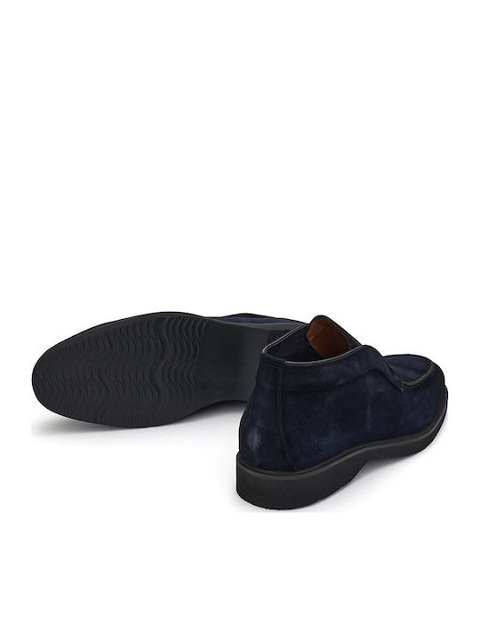Wildleder Blau Herrenstiefel
