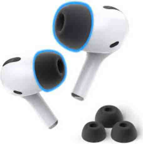 Eartips Ear Hook σε Μαύρο χρώμα για Apple AirPods 1 / AirPods 2