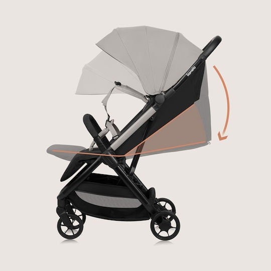 Lionelo Julie Air Καρότσι Μωρού Kατάλληλο για Nεογέννητο Beige Sand