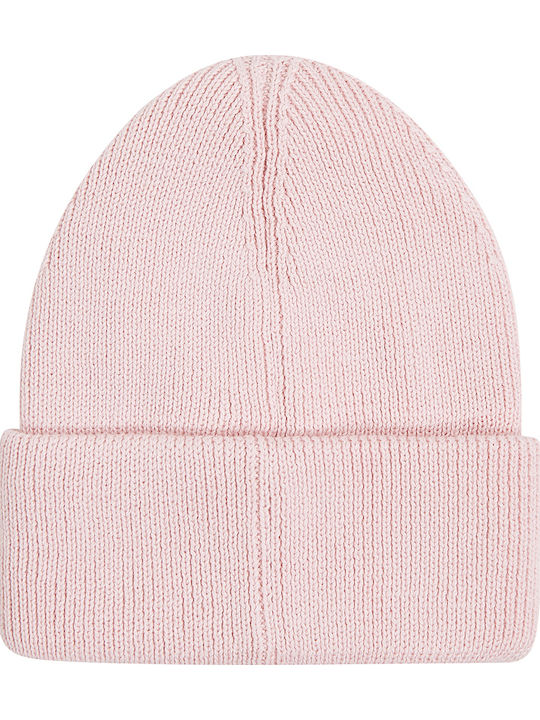 Beanie Γυναικείος Σκούφος Πλεκτός σε Ροζ χρώμα