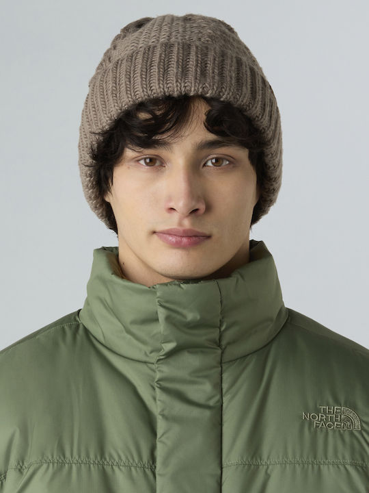 Beanie Γυναικείος Σκούφος Πλεκτός σε Καφέ χρώμα