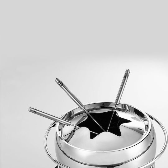 Novis Vas pentru Fondue Electric din Oțel Inoxidabil Argintiu 28.4x25.2x27.8buc