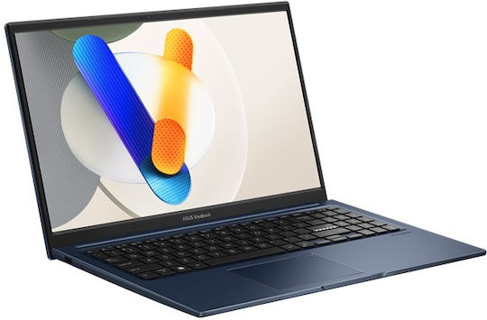 Asus Vivobook 15 X1504VA-BQ2626 15.6" (i3-1315U/16GB/512GB SSD/Без операционна система) Тихо синьо (Кирилица Клавиатура)