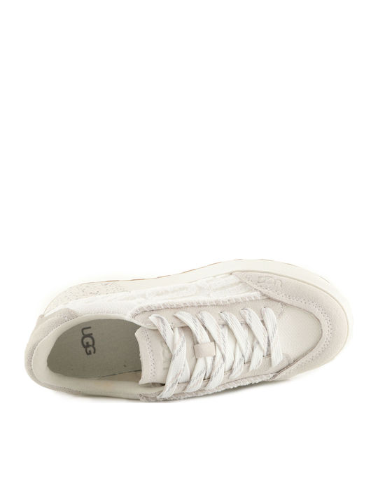 Damen Flatforms Sneakers Weiß