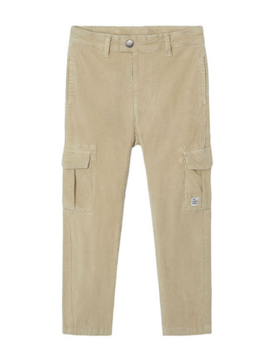 Pantaloni Cargo din Catifea pentru Copii MUSTAARDI