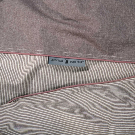 Greenwich Polo Club Essential 2295 Σετ Σεντόνια Υπέρδιπλα 250x270εκ. Grey (4τμχ)