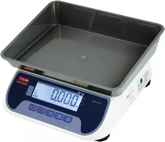 TEM Elektronisch mit einer Wiegekapazität von 30kg und einer Unterteilung von 1gr