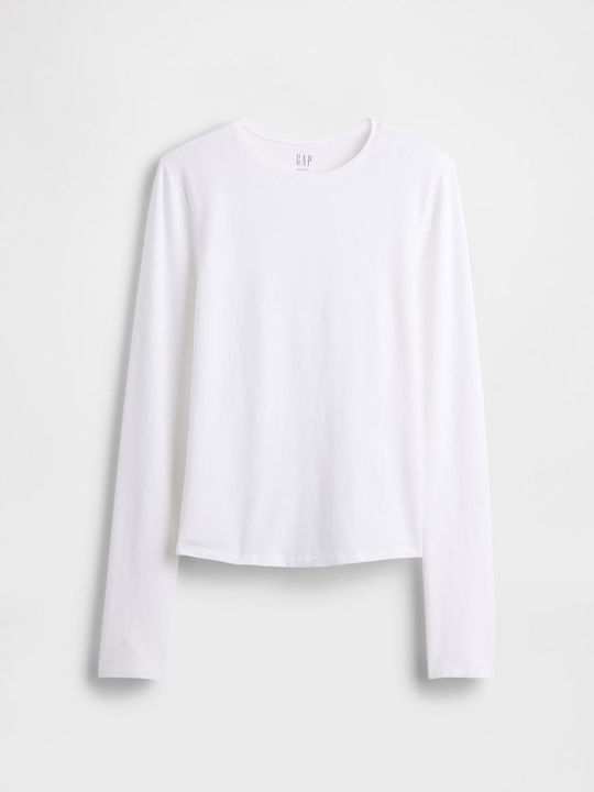 Women's Blouse Cotton Long Sleeve Fresh White
