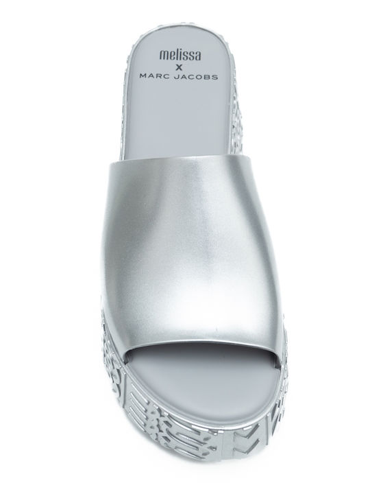 Damenplattformen Silber
