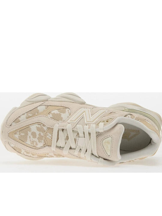 9060 Sneakers Cream Leopard