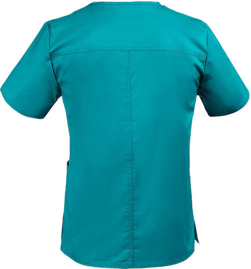Cherokee WWE4725 Unisex Turquoise Medical Blouse