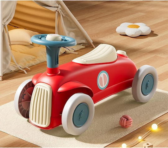 Mașinuță Ride On pentru 12+ luni cu sunete roșie