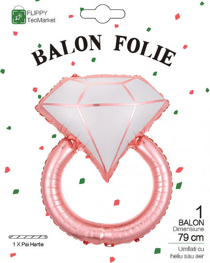 Wedding Balloon Foil Jumbo Pink 60cm