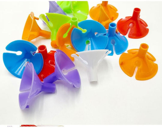 Set 10 Bețe Pentru Baloane Rozete Flippy Suporturi Din Plastic Ușor De Instalată Reutilizabilă Aniversare Nuntă Decorațiune De Ziua De Naștere 40 Cm Multicolor