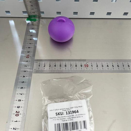 Ballongewicht Flippy Party Zubehör 5,5x5,5 cm 120 g Lila