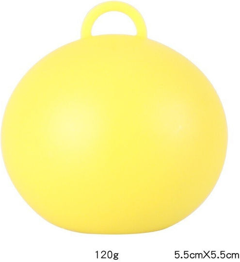 Balloon Weight Flippy Party Accessory 5.5x5.5 Cm 120 G Yellow