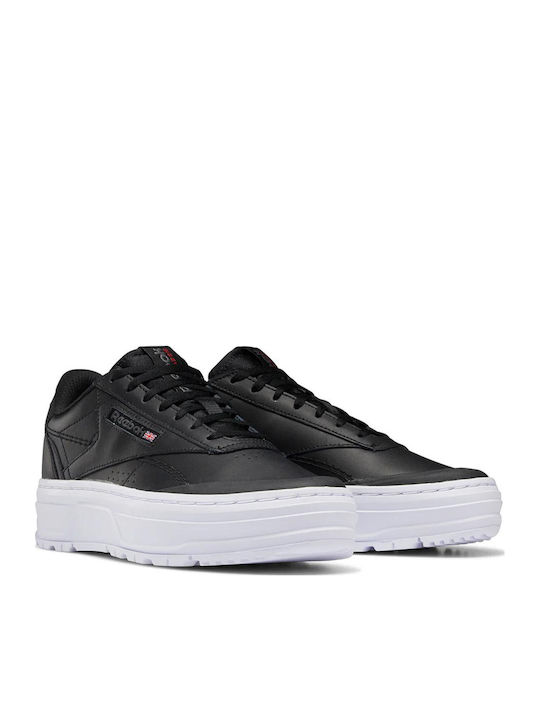 Reebok Club C Double Geo Flatforms Sneakers Core Black / Cloud White