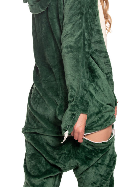 Nikcorp Damen Schlafanzug Winter Grün