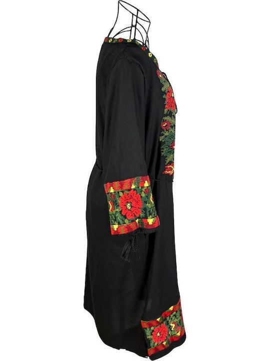 Maxi Φόρεμα Black, Red