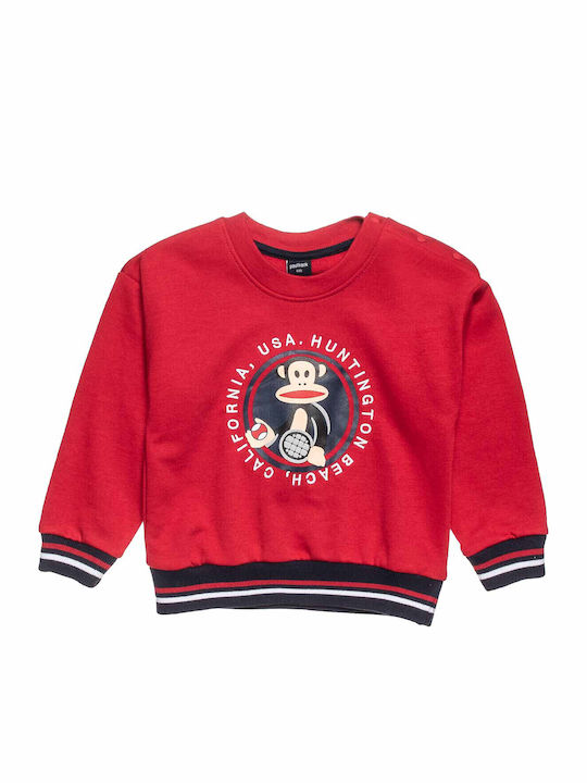 Kids Sweatpants Set Red 2pcs