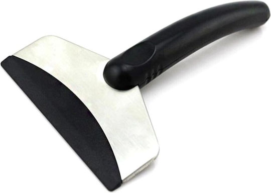 Răzuitoare de Gheață Auto Flippy Pentru Îndepărtarea Zăpezii Din ABS Oțel Inoxidabil 17 X 11 Cm Negru