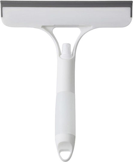 3 In 1 Cleaning Scraper Flippy Multifunctional Home Car Spray Bottle Silicone Scraper Sponge 21.5 X 25.7 Cm White