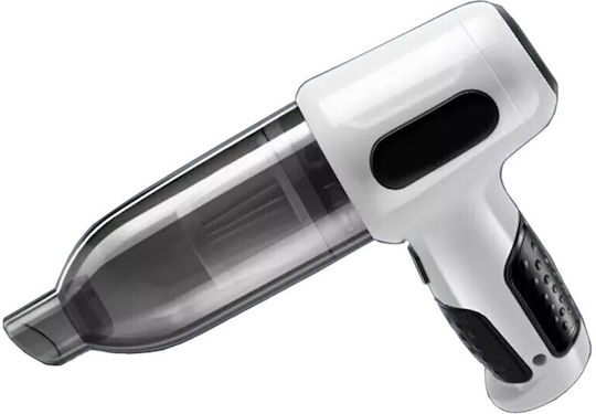 Aspirator De Mână Și Suflantă Pentru Mașini 2 În 1 Reîncărcabil 12V 60W Alb
