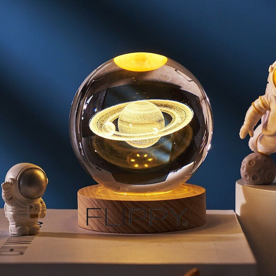 Διακοσμητικό Φωτιστικό LED Θερμό Λευκό Crystal Ball 3εκ.