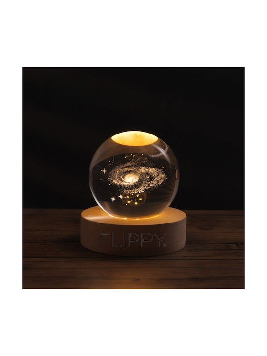 Διακοσμητικό Φωτιστικό LED Θερμό Λευκό Crystal Ball 3εκ.