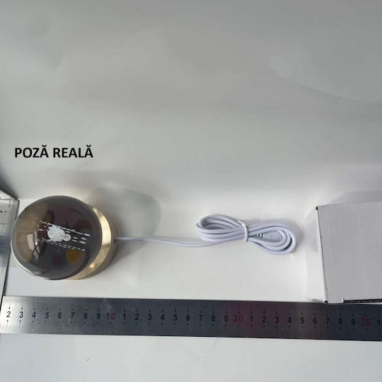 Lustră Decorativă Glob de cristal Alb