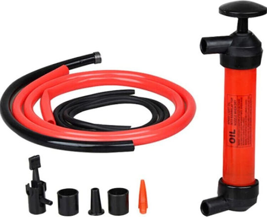 Pompă Manuală de Combustibil Flippy Pompă de Lichide Fabricată din Plastic Durabil Debit 5l Pe Minut 23 × 20 × 3 Cm 380 G Roșie