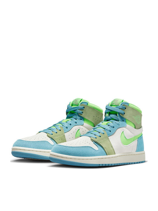 Air 1 Zoom CMFT 2 Damen Stiefel Cerulean / Green Strike / Oil Green / Phantom