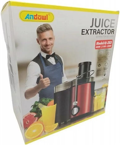 Andowl Entsafter 400W Rot