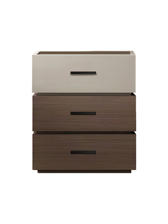 Nachttisch Sonlen Braun 60x40x66cm