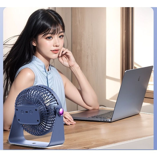 Ventilator USB Albastru