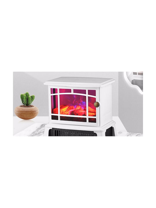 Επιδαπέδιο Ηλεκτρικό Τζάκι 1500W 25x16cm Λευκό